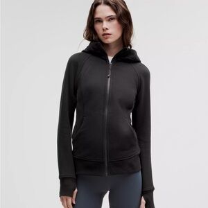 Lululemon Black Scuba Zip Up Hoodie Size 10